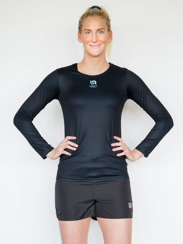 Silver Long Sleeve Training Top