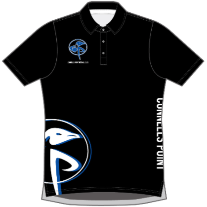 Connells Point Black Polo