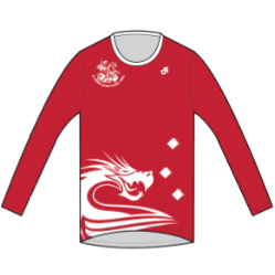 Silver Long Sleeve Training Top